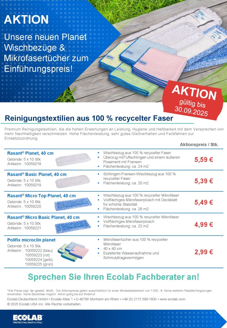 Download Prospekt - ECOLAB Equipment